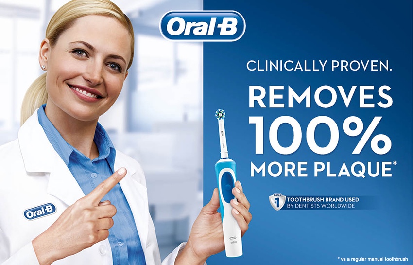 Buy Oral B Vitality Power Toothbrush Floss Action +2 Refills Online At ...